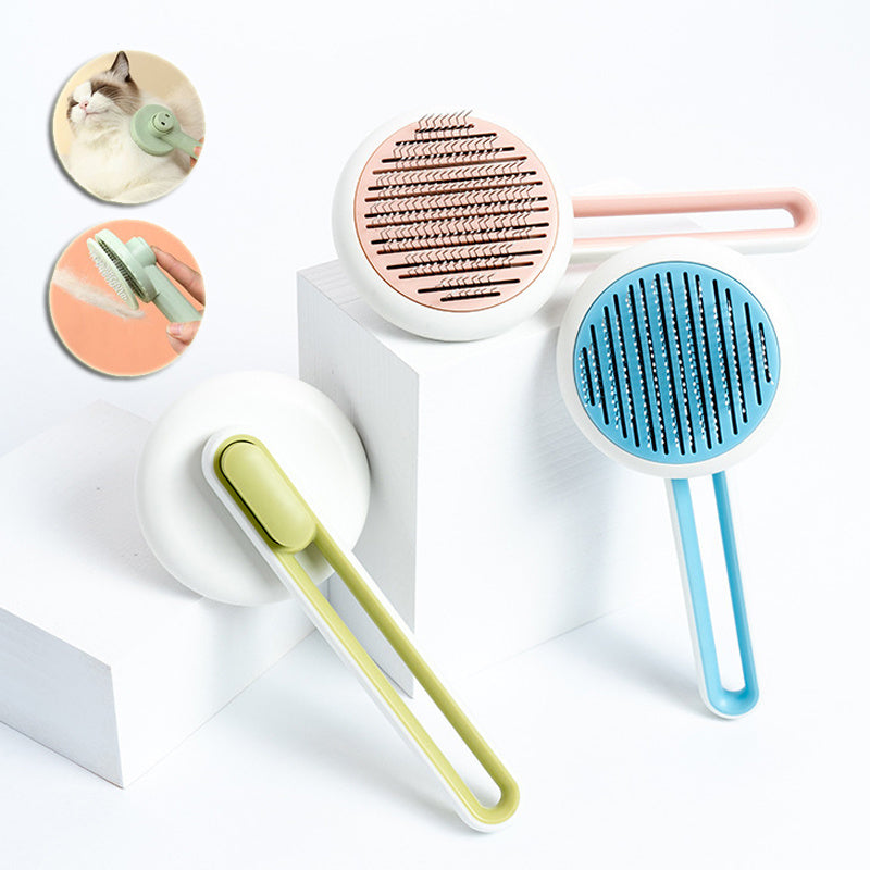 Dog Cat Hair Brush – Easy Pet Grooming & Massage