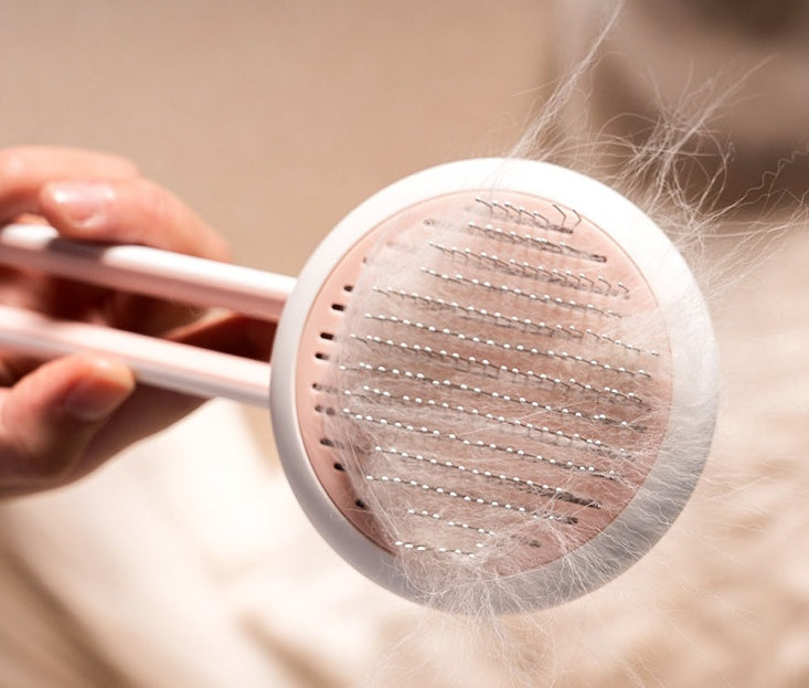 Dog Cat Hair Brush – Easy Pet Grooming & Massage