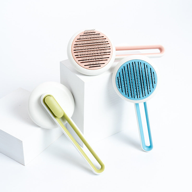 Dog Cat Hair Brush – Easy Pet Grooming & Massage