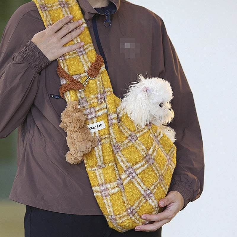 Portable Anti-stress Pet Crossbody Backpack