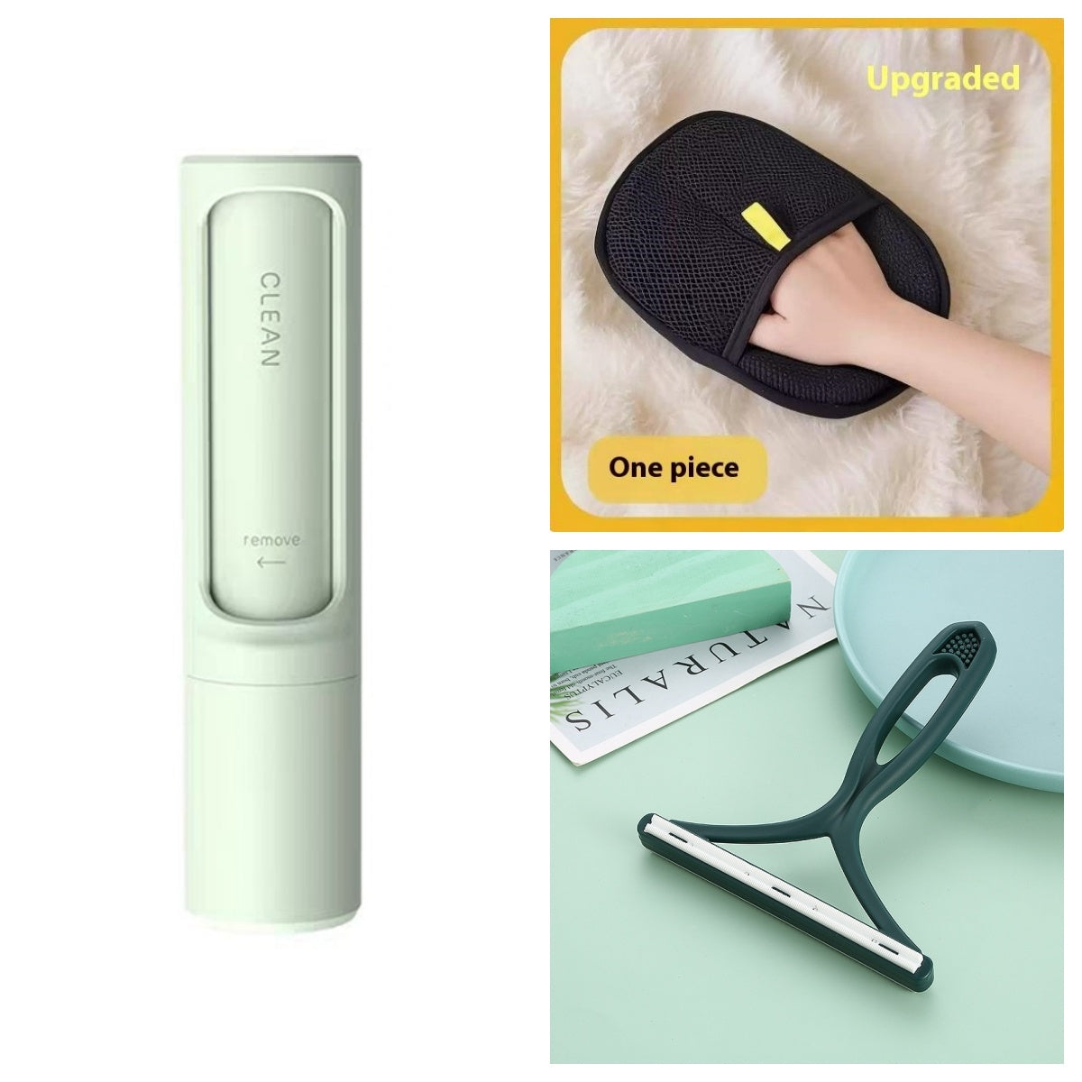 Portable Pet Hair Remover – Easy Grooming for Cats Dogs
