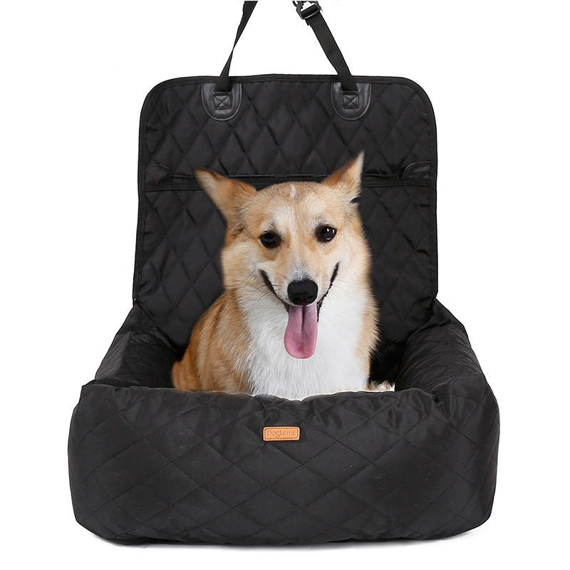 2-in-1 Dog Car Seat & Carrier – Comfy Travel Bed